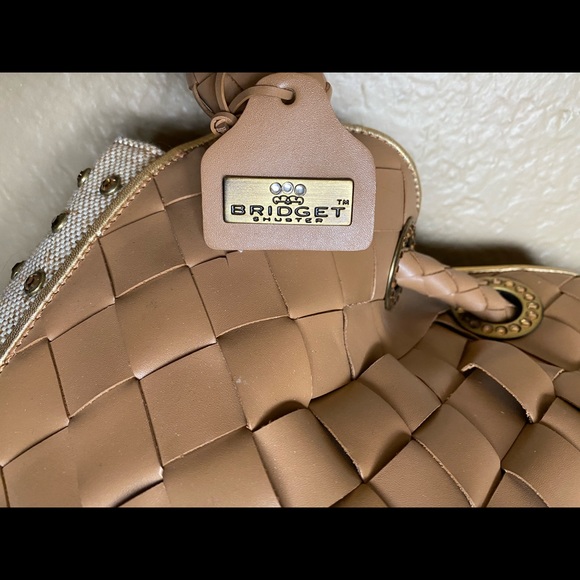 Bridget Shuster Leather & crystals shoulder tote - Picture 2 of 8